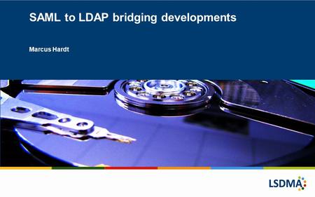 SAML to LDAP bridging developments Marcus Hardt. 223.04 2014Marcus kit.eduSteinbuch Centre for Computing (SCC) Motivation Allow linux logins,