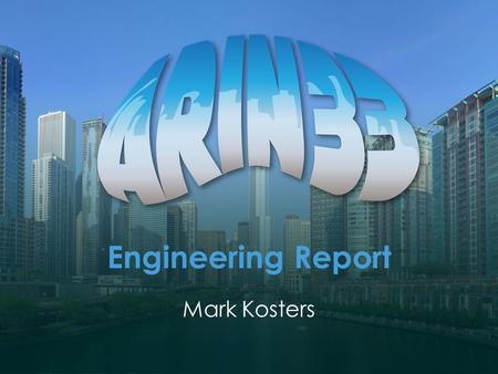 Engineering Report Mark Kosters. Staffing Operations – 7 operations engineers + 2 managers (AT FULL STRENGTH) Development – 8 programmers + manager (AT.