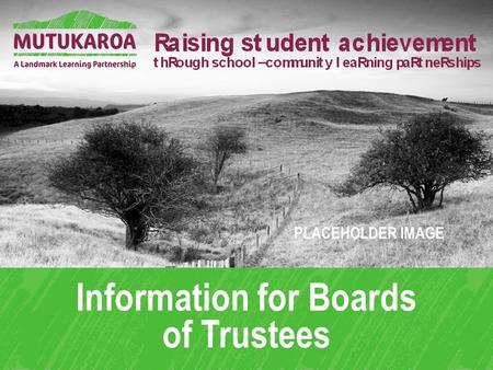 Information for Boards of Trustees PLACEHOLDER IMAGE.