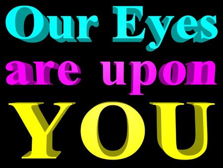 *When Jehoshaphat heard the report, he was alarmed *We don’t know what tomorrow holds! *The greatness of our fears shows us the smallness of our faith.