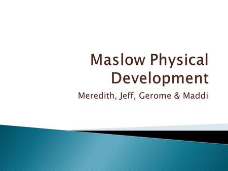 Meredith, Jeff, Gerome & Maddi.  April 1 1908- June 8 1970, Brooklyn, NY  Studied 1937-1951 in Brooklyn College  He based his lifelong research on.