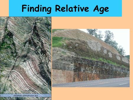 Finding Relative Age. Do Activity 12-D Part II on p. 263.