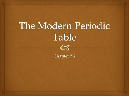 Chapter 5.2.   Most often there are 4 pieces of information for each element listed on the periodic table. Element Information in the Periodic Table.