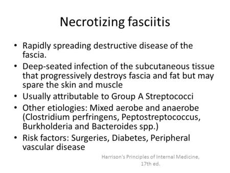 Necrotizing fasciitis