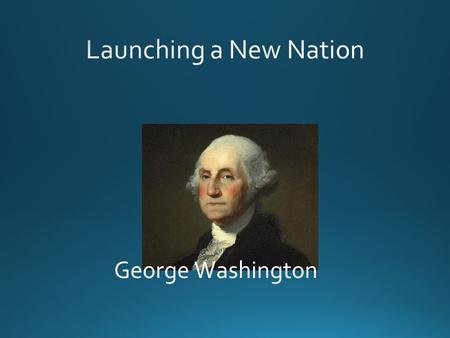 George Washington. Do you have your own CABINET?