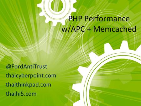 PHP Performance w/APC + thaicyberpoint.com thaithinkpad.com thaihi5.com.