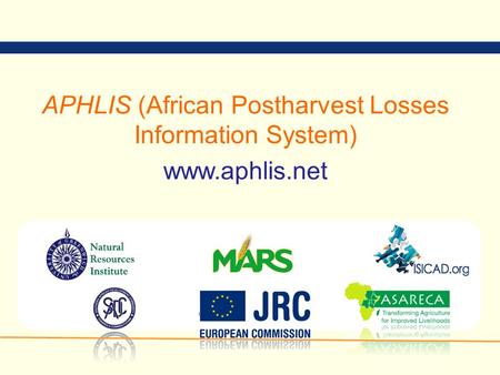 APHLIS (African Postharvest Losses Information System) www.aphlis.net.