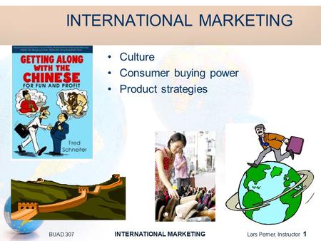 INTERNATIONAL MARKETING