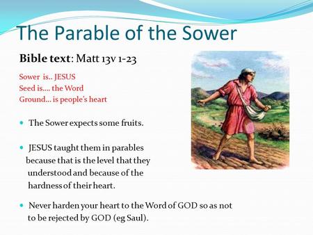 The Parable of the Sower