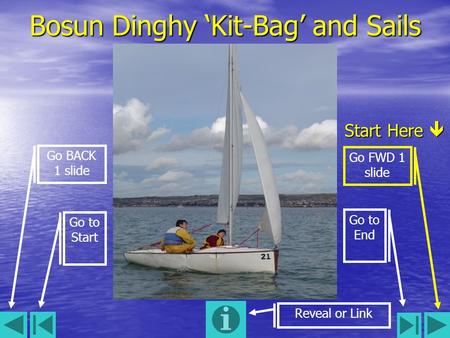 Bosun Dinghy ‘Kit-Bag’ and Sails