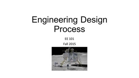 Engineering Design Process