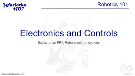 Electronics and Controls