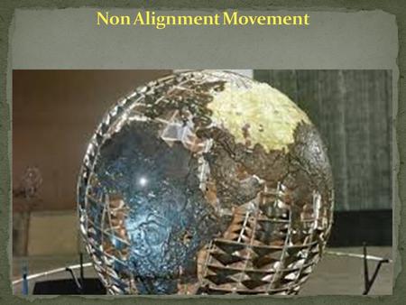 Non Alignment Movement