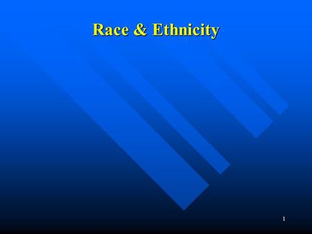 1 Race & Ethnicity. 2 “Scientific” racial types are misleading n No society contains biologically “pure” people n All racial categories are genetically.