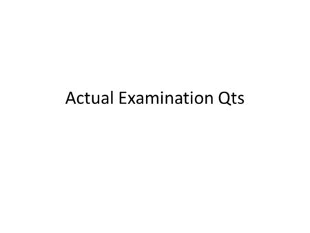 Actual Examination Qts. Residential Status Discuss the concept of residential status and its impact on the incidence of tax in the case of individuals.