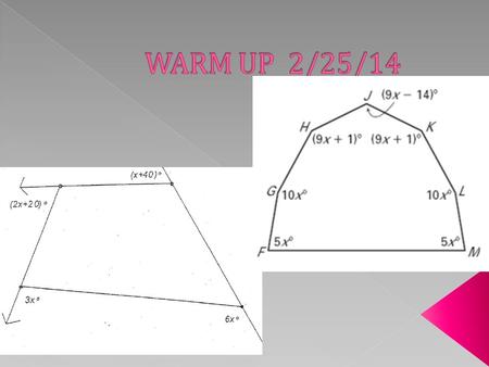 Angle-Side Relationship  You can list the angles and sides of a triangle from smallest to largest (or vice versa) › The smallest side is opposite.