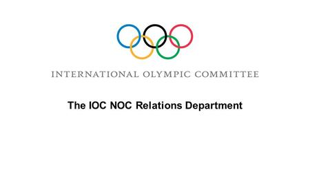 The IOC NOC Relations Department. Villa Mon Repos IOC Headquarters until 1968.