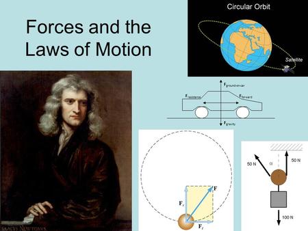 Forces and the Laws of Motion