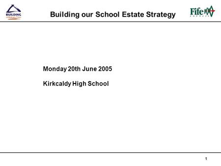 Building our School Estate Strategy