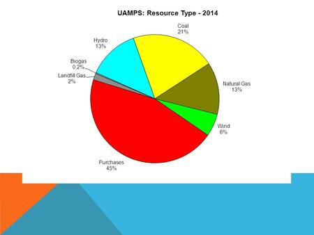 UAMPS EXISTING RESOURCES Coal  Intermountain Power Project 253 MW  Hunter II 65 MW  San Juan 35 MW Gas--Nebo NGCC 141 MW Hydro275 MW Renewable 78 MW.