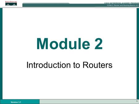 Introduction to Routers