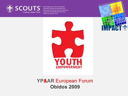 & YP&AR European Forum Obidos 2009. AFTER THE WORKSHOOP IT IS EXPECTED THAT THE PARTICIPANTS WILL BE ABLE TO: Identify the challenges that young people.