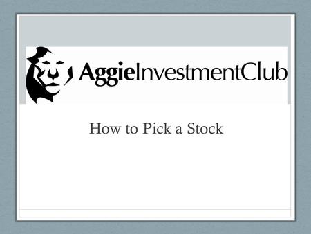 How to Pick a Stock. Example: Nike – You like their shoes. Is it a good company to invest in? Let’s see Yahoo Finance (Free) Business Summary – What does.