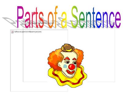 A sentence has two parts. It has a naming part and a telling part.