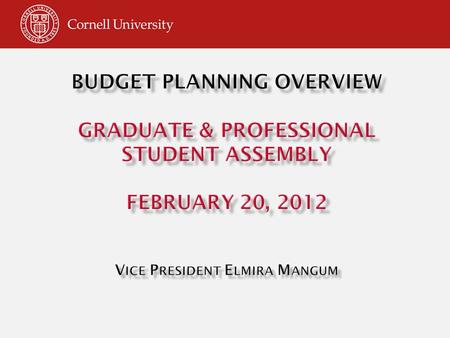  Major Budget Policy Issues and Outlook o Tuition and Financial Aid o Endowed, Contract, Professional o Endowment Payout o Salary Improvement Plan 