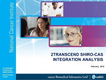 February, 2012 2TRANSCEND SHIRO-CAS INTEGRATION ANALYSIS.