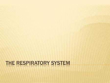  Goal: I will be able to explain how the respiratory and cardiovascular system work together to provide my working muscles with nutrients and oxygen.