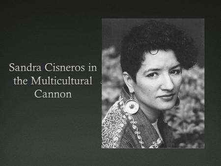 Biography  Born in Chicago on December 20, 1954  Chicana writer and poet  3 rd child and only daughter in a family of 7 children  1976: Earned BA.