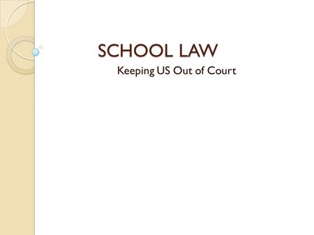 SCHOOL LAW Keeping US Out of Court. Ind. Code § 20-33-8-14 : Indiana Code - Section 20-33-8-14: Grounds for suspension or expulsion (a) The following.