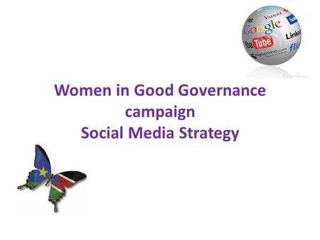 Women in Good Governance campaign Social Media Strategy.