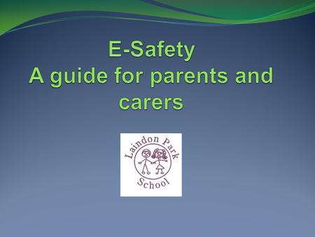 Look at how our children are using the internet Raise awareness of e-safety issues Consider ways of supporting parents/carers Offer guidance on keeping.