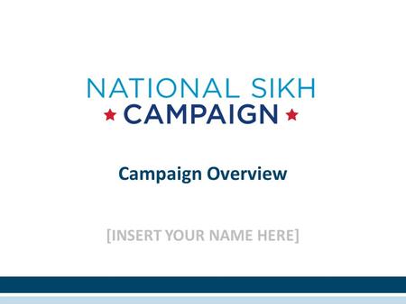 [INSERT YOUR NAME HERE] Campaign Overview. Proprietary and Confidential2 The Problem.