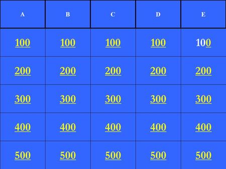 200 300 400 500 100 200 300 400 500 100 200 300 400 500 100 200 300 400 500 100 200 300 400 500 100 A BCDE.