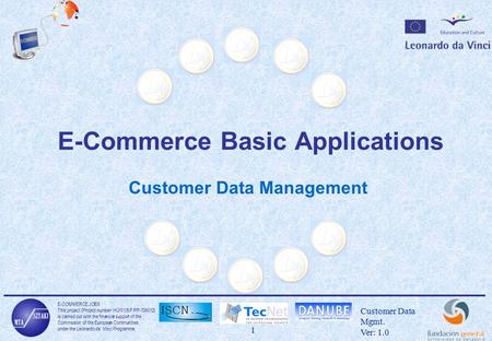 E-COMMERCE JOBS This project (Project number: HU/01/B/F/PP-136012) is carried out with the financial support of the Commssion of the European Communities.