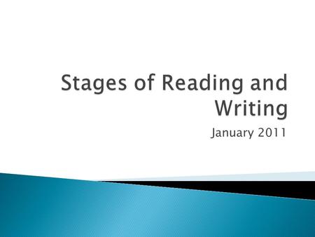 January 2011.  Through exposure children construct concepts about literacy. They need repeated opportunities to:  See spoken words in written form in.