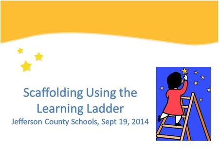 What is Scaffolding? Vygotsky, 1978 What is Known Zone of Proximal Development What is NOT Known Learning Skills too difficult for a child to master on.