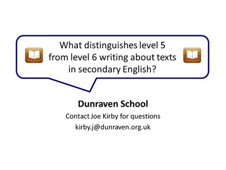 What distinguishes level 5 from level 6 writing about texts