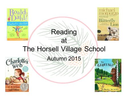 Reading at The Horsell Village School Autumn 2015.