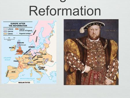 English Reformation.