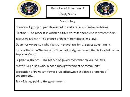 Branches of Government