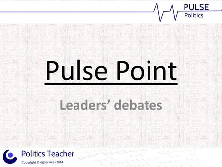 Pulse Point Leaders’ debates. Initial reports following the recent debates on EU membership between Deputy Prime Minister and Liberal Democrat leader.