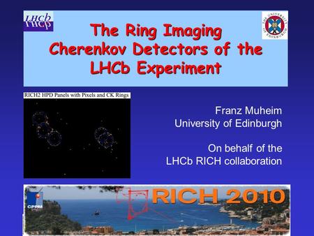 The Ring Imaging Cherenkov Detectors of the LHCb Experiment