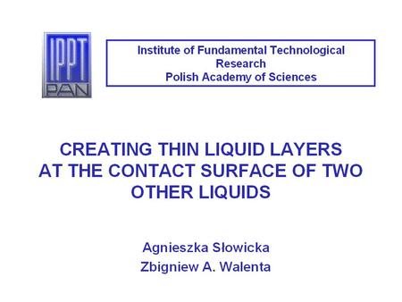 Aim- Nanomaterials of structure as shown The emulsion with thin layers of third substance at the surface between oil and water The structure of nanomaterial.