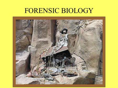 4/26/2017 FORENSIC BIOLOGY.