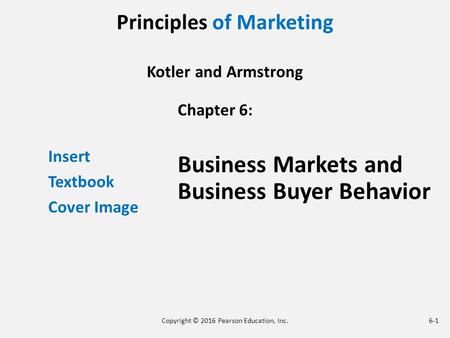 Principles of Marketing