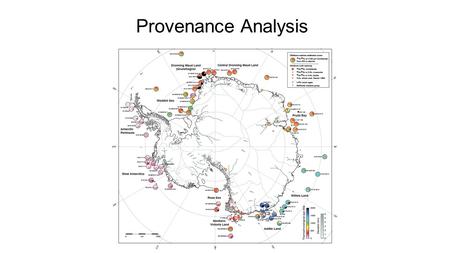 Provenance Analysis. Provenance: the lithological (and chemical, isotopic, age) characteristics of the source region for a sedimentary rock Composition.